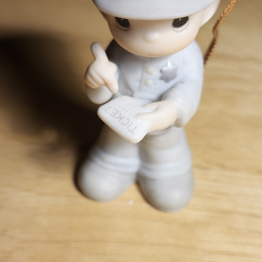 Enesco 1986 Precious Moments Police Officer Collectible Ornament - Picture 4 of 8